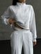Жіночий спортивний костюм трьохнитка петля білий розмір xs-s 32260105 фото 6