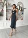 Жіноча літня сукня Венеція з натуральної тканини довжини міді з відкритою спиною.  31872201 фото 5