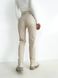 Жіночі брюки з еко шкіри на замші високої якості з високою посадкою попереду на блискавці. 31490701 фото 5