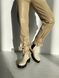 Жіночі брюки з еко шкіри на затяжках рівного покрою. 31470701 фото 2