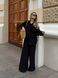 Women's suit &mdash; black shirt and trousers