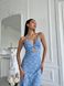 Жіноча літня сукня Венеція з натуральної тканини довжини міді з відкритою спиною. 31875101 фото 4